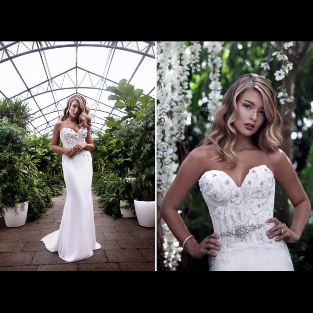 Marisa Bridal Crepe Wedding Dress